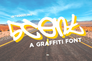 5cent Free Graffiti Font for Makers
