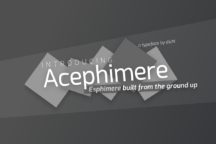 Acephimere: The Typeface That Elevates Your Campaign Design