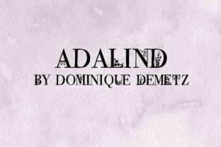 Adalind Font: A Witchy Typeface for Craft Projects