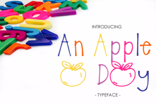 An Apple a Day Typeface for Lively Editorial Design