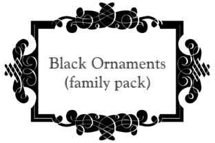 Black Ornaments Family: A Decorative Typeface for Digital Branding