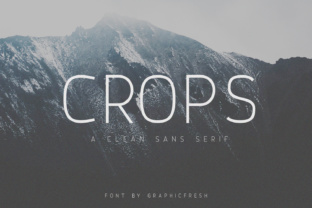 Crops Font Review: A Sleek Typeface for Bold Campaigns
