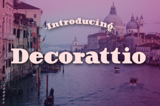 Decorattio: A Beautiful Typeface for Business Branding