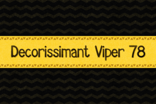 Decorissimant Viper 78: A Playful Typeface for Editorial Design