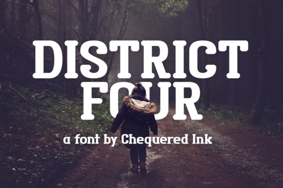 District Four Font: A Polished Touch for Your Brand