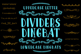 Dividers Dingbat: A Playful Typeface for Creative Branding