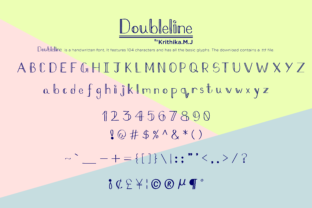 Doubleline: A Handwritten Font That Elevates Your Brand