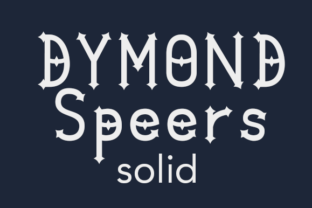 Dymond Speers Solid: A Gothic Typeface for Editorial Design