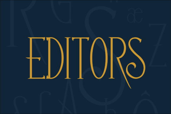 Editors Font: A Stylish Typeface for Memorable Brand Content