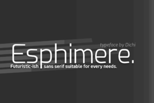 Esphimere Font: A Futuristic Typeface for Digital Design