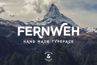 Fernweh Font: A Handcrafted Typeface for Editorial Design