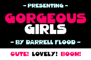 Gorgeous Girls: A Playful Typeface for Creative Projects