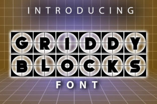 Griddy Blocks: A Decorative Font for Bold Campaign Visuals