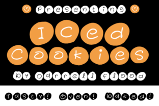 Iced Cookies: The Font That Feels Like a Fresh Baked Treat