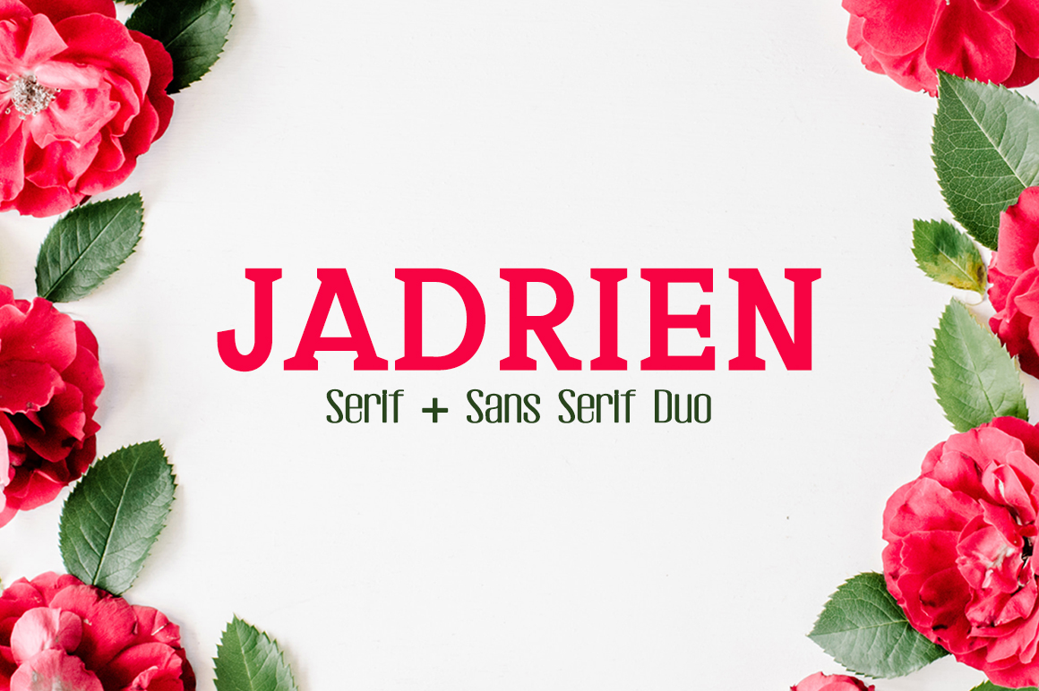 Jadrien Font: A Serif Typeface for Strong Editorial Design