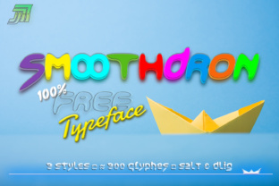 JVNE Smoothdron: A Fun and Versatile Free Typeface for Creative Branding