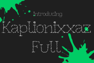 Kaplionixxaz Full: A Creative Typeface for Polished Branding