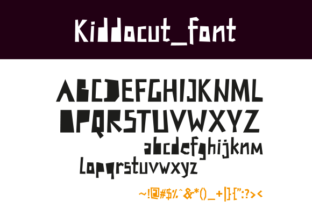 Kiddocut: A Decorative Typeface with Editorial Heart