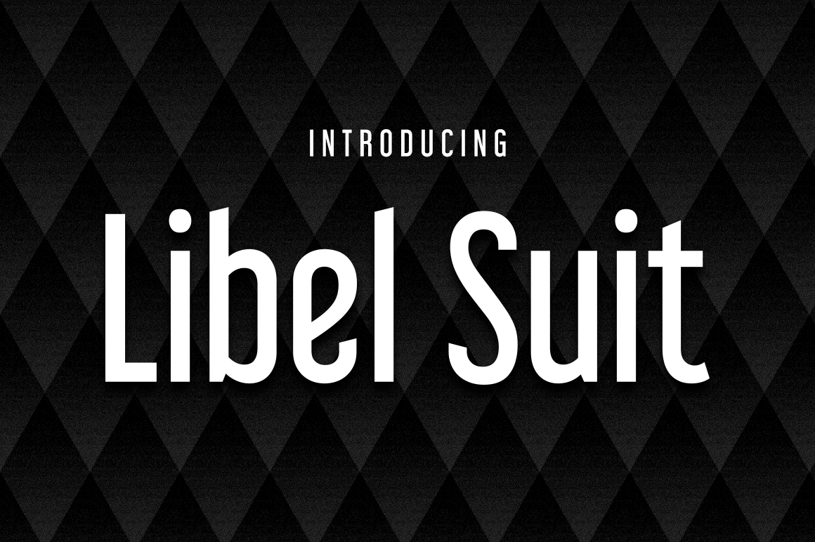 Libel Suit Font: A Modern Typeface for Editorial Design
