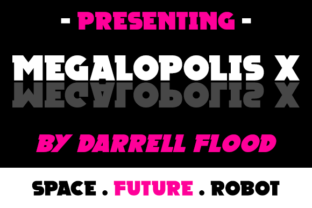 Megalopolis X: A Bold Typeface for Editorial Impact