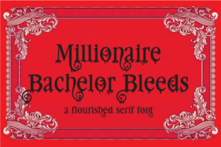 Millionaire Bleeds: A Typeface That Captures Attention
