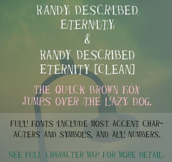 Randy Described Eternity: A Font That Adds Personality to Your Brand