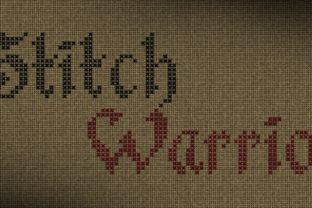 Stitch Warrior Font: Gothic Typography for Digital Branding