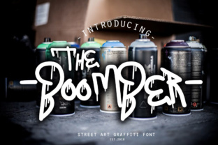 The Boomber: A Professional Graffiti Font for Your Brand