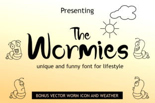 The Wormies Typeface: A Playful Font for Creative Branding