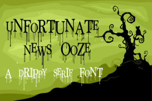 Unfortunate News Ooze: A Unique Serif Typeface for Editorial Design