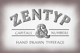 Zentyp: A Decorative Typeface for Creative Branding Projects